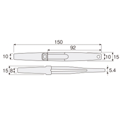 Nhíp có tay nắm chống tĩnh điện HOZAN P-845