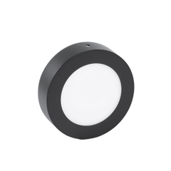 Đèn Ốp Trần Nổi Hình Tròn Viền Đen Nanoco NPL06RB