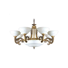 Đèn Chùm Cổ Điển Nam Long Netviet NC 004/8 Ø900×H500+400