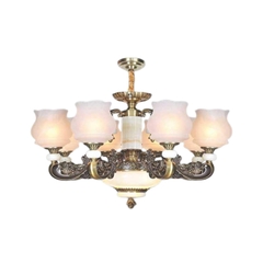 Đèn Chùm Chao Đá Cổ Điển Nam Long Netviet NC 1122/8