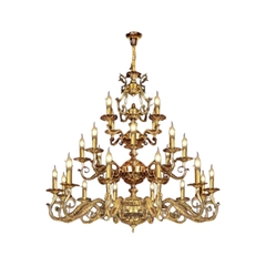 Đèn Chùm Đồng Cao Cấp Nam Long Netviet NC 031/12+8+4