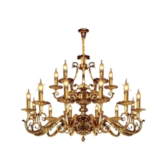 Đèn Chùm Đồng Cao Cấp Nam Long Netviet NC 031/12+6