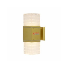 Đèn Tường 2 Đầu Vuông Thân Sơn Màu Đồng Asia Lighting DTV-DO-03