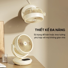 Quạt Đứng Lưu Thông Không Khí AQUA AQS-FED2001R(W)-VN