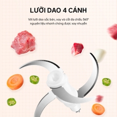 Máy Xay Thịt AQUA AQS-GGS201R(W)-VN