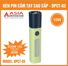Đèn Pin Cầm Tay Cao Cấp Thân Nhựa Asia Lighting DPCT-03