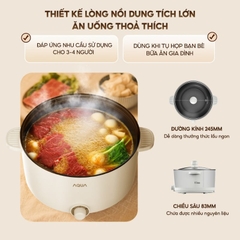 Nồi Lẩu Điện Đa Năng AQUA AQS-EP3Y