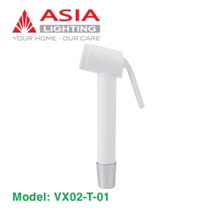 Vòi Xịt Vệ Sinh Asia Lighting VX02-T-01 (Màu Trắng)