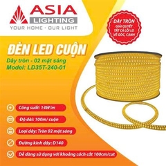 Đèn LED Cuộn Dây Tròn 2 Mặt Sáng Asia Lighting LD35T-240-01