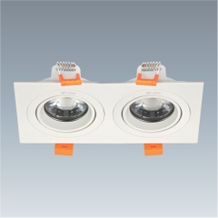 Phụ Kiện Đèn: Chóa Đèn Downlight Âm Trần MR16 Cao Cấp Anfaco AFC 388 T/2 - MR16