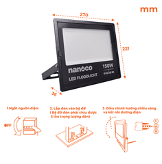 Đèn Pha Nanoco Janus Series NLFM150