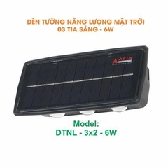 Đèn Tường Năng Lượng Mặt Trời Asia Lighting DTNL-3x2