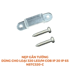 Nẹp Gắn Tường Cho LED Dây COB IP20 và IP65 Nanoco NSTC320-C
