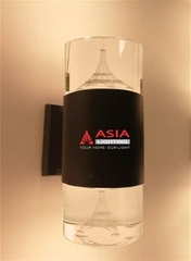 Đèn Tường 2 Đầu Hình Tháp Eiffel - Thân Màu Đen Asia Lighting DTU-TH-02