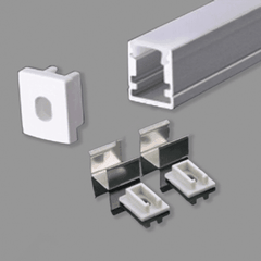 Nẹp Nhôm Dùng Cho LED Dây Trong Nhà Nanoco NST-AB1013