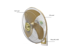 Quạt Treo Tường PANASONIC F-409UGO (màu vàng kim)