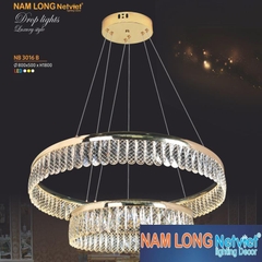 Đèn Thả Trang Trí Led 3 Màu Ánh Sáng Nam Long Netviet NB 3016B