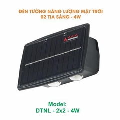 Đèn Tường Năng Lượng Mặt Trời Asia Lighting DTNL-2x2