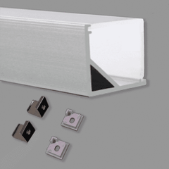 Nẹp Nhôm Dùng Cho LED Dây Trong Nhà Nanoco NST-AB1515