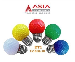 Bóng Đèn LED Tròn Sắc Màu Asia Lighting DT1