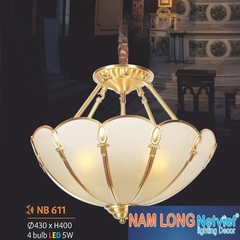 Đèn Thả Bàn Ăn Đồng Cổ Điển Nam Long Netviet NB 611