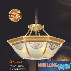 Đèn Thả Bàn Ăn Đồng Cổ Điển Nam Long Netviet NB 002