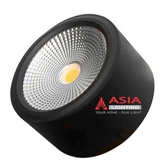 Đèn Trần Nổi Tròn Vỏ Đen Thân Ngắn Asia Lighting OBLD
