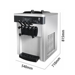 Máy Làm Kem Để Bàn 3 Vòi CVSA BQC-1800