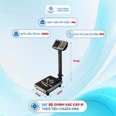 Cân Bàn Điện Tử Sài Gòn SGB-150 (150-200kg)