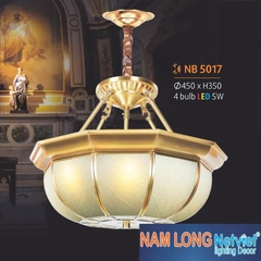 Đèn Thả Bàn Ăn Đồng Cổ Điển Nam Long Netviet NB 5017