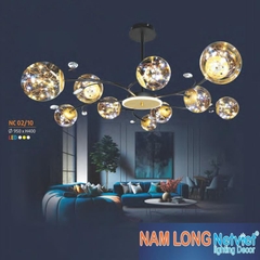 Đèn Chùm Led Trang Trí Nam Long Netviet NC 02/10