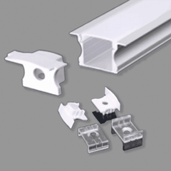 Nẹp Nhôm Dùng Cho LED Dây Trong Nhà Nanoco NST-AB2414