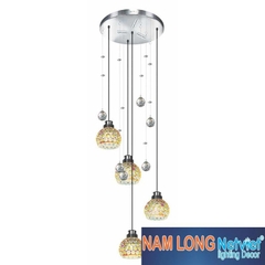 Đèn Thả Bàn Ăn Ánh Sáng Vàng Nam Long Netviet NB 1308/4