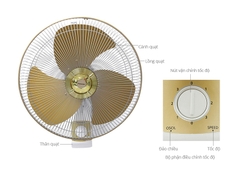 Quạt Treo Tường PANASONIC F-409UGO (màu vàng kim)