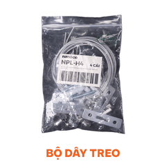 Phụ Kiện Đèn Bộ 4 Dây Đèn Gắn Treo Trần Nanoco NPL-H4 (Sidelit Office Panel)