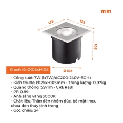 Đèn Sân Vườn Âm Đất Nanoco NGL2642