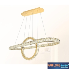 Đèn Thả Trần Pha Lê Led 3 Chế Độ Ánh Sáng Nam Long Netviet NB 9240