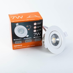 Đèn Trần Chỉnh Góc Nanoco NADL07 (7W)