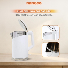 Ấm Đun Siêu Tốc Nanoco NKT1817DG / NKT1817W