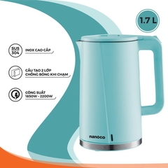 Ấm Đun Siêu Tốc Nanoco NKT1718BE / NKT1718G