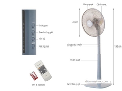 Quạt Đứng Panasonic F-409KBE - Màu Beige