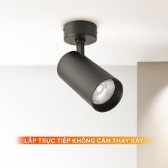 Đèn Rọi Thân Đen T2 Nanoco Sora Series NTRS20B