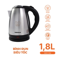 Ấm Đun Siêu Tốc Nanoco NKT1886 / NKT1887