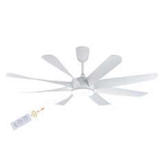 Quạt Trần Động Cơ DC Asia Lighting QT22-T-01 (Màu Trắng Sang Trọng)