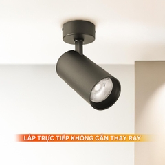 Đèn Rọi Thân Đen T2 Nanoco Sora Series NTRS10B
