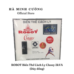 Biến Thế Cách Ly 1 Pha Robot 2KVA (Dây Đồng)