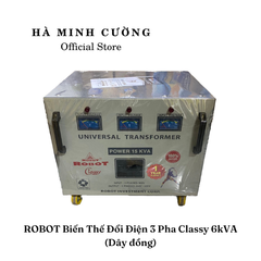 Biến Thế Đổi Điện 3 Pha Robot 6KVA (Dây Đồng)