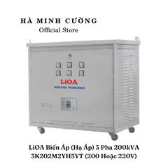 Biến Áp Đổi Nguồn Hạ Áp 3 Pha 200kva LiOA 3K202M2YH5YT (loại Tự ngẫu)