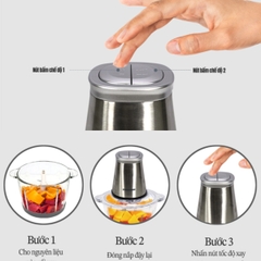 Máy Xay Đa Năng Thủy Tinh Zimmermann ZMC-9058SSG (2L)