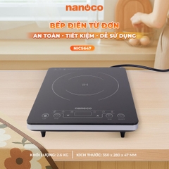Bếp Điện Từ Nanoco NICS647